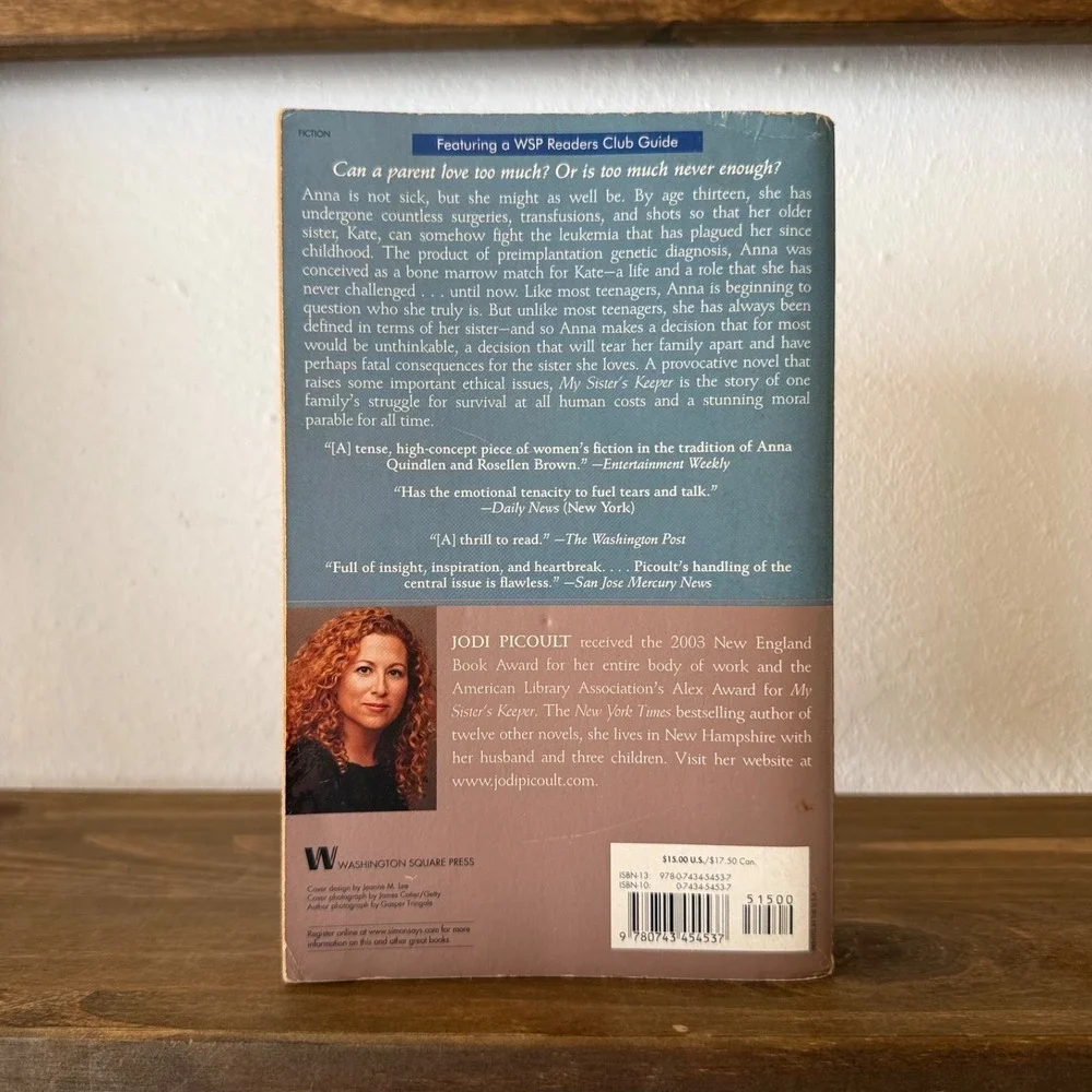 My Sister's‎ Keeper Jodi Picoult Paperback 2005 Novel Fiction Book